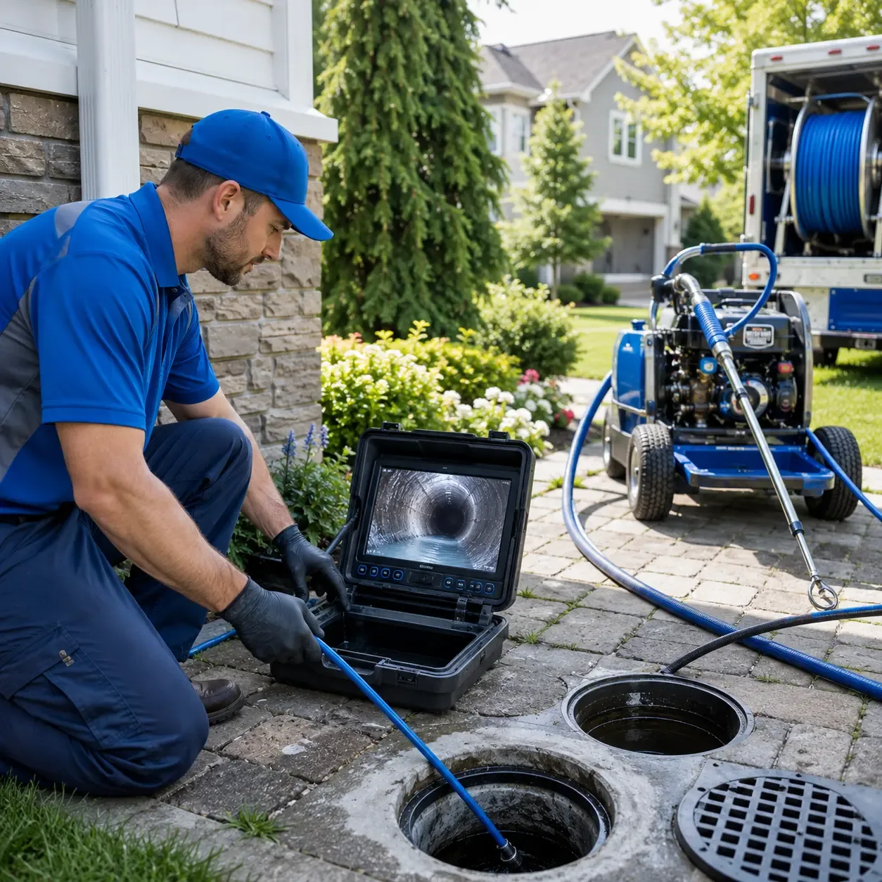Outdoor drain cleaning professionals serving Little York, IL