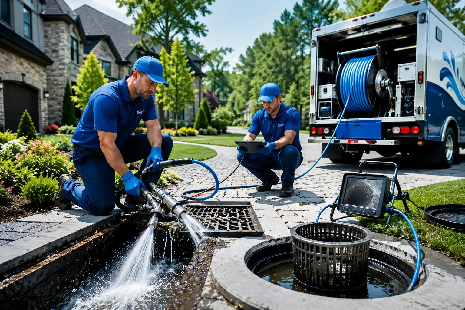 Local outdoor drain cleaning professionals in Little York, IL