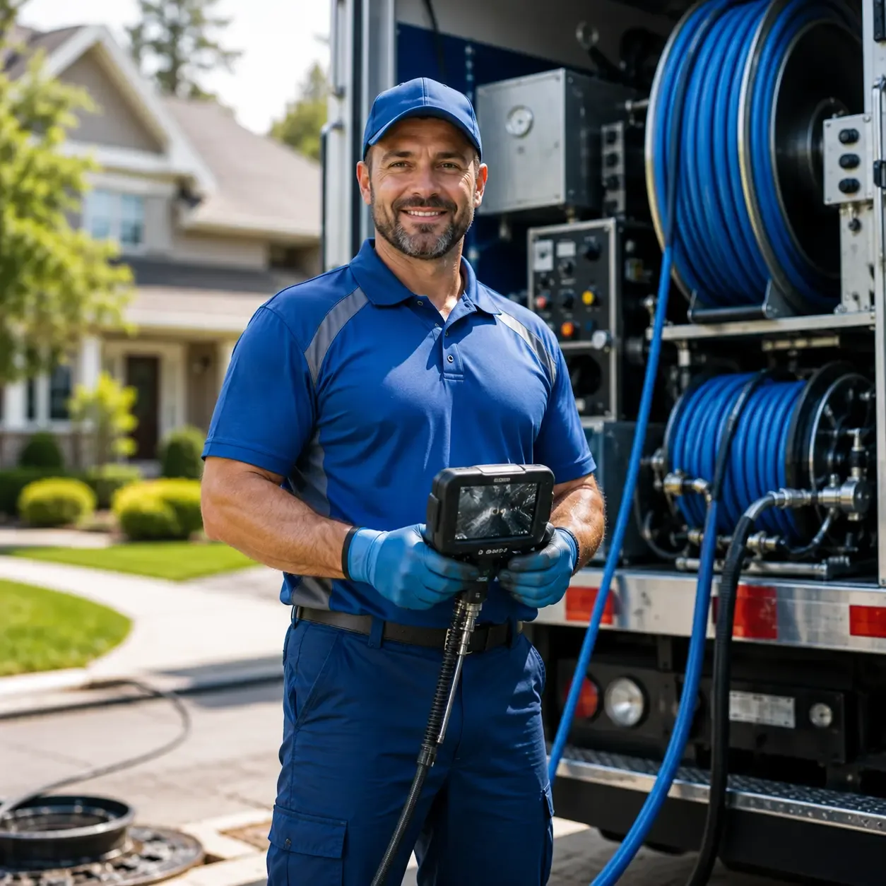 Local outdoor drain cleaning specialists in Little York, IL